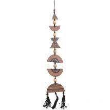 Hanging Holzanhänger Brauner Anhänger - 90x17x3cm - Signes Grimalt