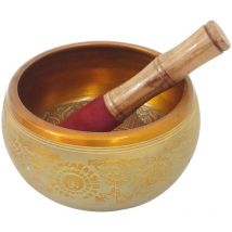 Bol Tibétain Doré - Instrument de Musique en Métal
