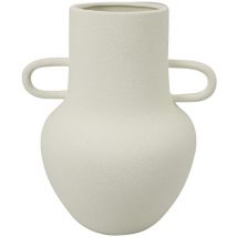 Grand vase en porcelaine blanche style bohème pour la décoration de la maison
