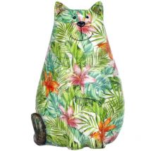Altri - Signes Grimalt Katzenfigur Figuren Grüne Tiere Katze 12x14x21cm 25440