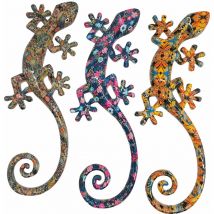 Signes Grimalt - Lagarto -figuren Lagarto Trancadís 3 Einheiten Mehrfarbige Tiere 11x35x4cm 28629