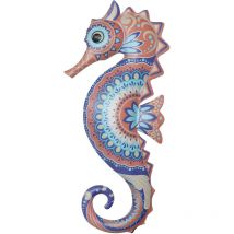 Garden Figurine Marin Marron Hippocampe 31x14x1cm - Signes Grimalt
