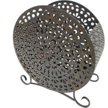 Signes Grimalt - Lampara Lamparas Gris - 33x31x15cm Métal Moderne pour Salon et Chambre