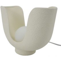 Signes Grimalt - Lampe de Table Bohème en Porcelaine Blanche