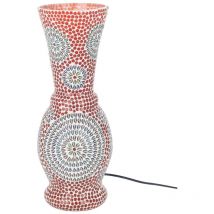 Signes Grimalt - Lampe de bureau de meubles Lampe marocaine lampes rouges 18x18x46cm 28550