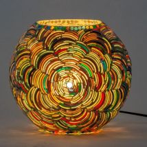 Signes Grimalt - Lampe de bureau de meubles Lampes marocaines lampes multicolores 25x25x13cm 28548