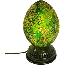 Signes Grimalt - Lampes de lampes à la lampe Lampe de table verte - 23x15x15cm