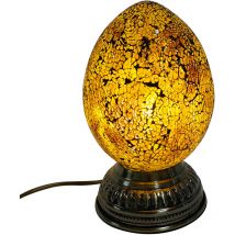 Signes Grimalt - Lampes de lampes à la lampe Lampe de bureau jaune - 23x15x15cm