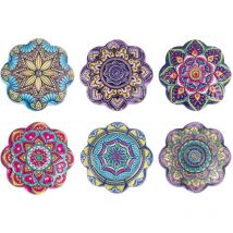 Signes Grimalt - Mandala Magnetics 6U Rond Gris Magnetics 1x4x4cm
