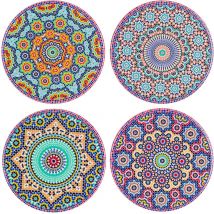 Sottobicchieri Mandala 4U Sottobicchiere vintage rotondo - 11x11 cm - Signes Grimalt