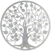 Le Monde Des Animaux - Signes Grimalt Metall -Ornamentwand auftragen Wand Applizes Grey Metal 1x82x82cm 23652 auftragen