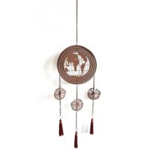 Signes Grimalt Metallanhängerdekoration Mundo Pilzanhänger Brown Metall 1x18x75cm 24603