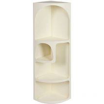 Signes Grimalt - Meuble d'appoint étagère d'angle Etagère Écru - 120x30x30cm