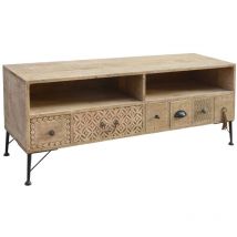 Meubles de meubles télévisés Brown Auxiliary tv tv meubles 41x131x50cm 25348 - Signes Grimalt