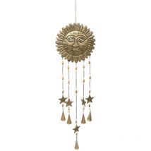 Signes Grimalt - Mobile Adorno Co -Holy Metal Pendant en métal doré - 40x10x1cm