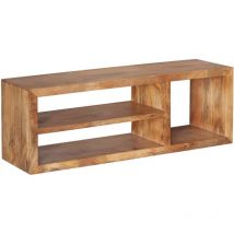 Meuble tv Bohème Moderne 140 cm pour Salon, Style Vintage, Meuble Auxiliaire en Bois, Meuble Télévision Décoratif
