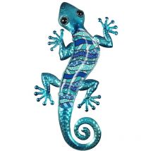 Signes Grimalt - Mur Adorno Garden Mur mur Lagarto Gardin bleu 15x28x1cm 30205