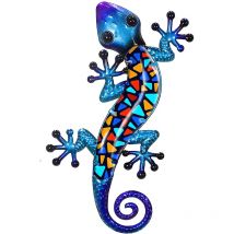 Signes Grimalt Mur Adorno Garden Mur mur bleu jardin lagarto 19x39x1cm 30200