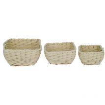 Panier de décoration Paniers 3 Paniers bruns 27x27x15cm 27644 - Signes Grimalt