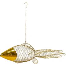 Signes Grimalt - Pendant Pendant Pendant Pendant en métal doré - 24x8x23cm