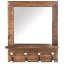 Signes Grimalt - Mur Percero Orano Percero Mirror 4 Brown Perceros 12x44x54cm 28564