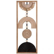 Signes Grimalt - Piatti in legno a parete in legno Piastra di legno multicolore rettangolare - 70x28x3cm