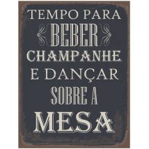 Signes Grimalt - Platugais Plaques métalliques d'ornement mural Plaque de métal noir rectangulaire - 33x25x1cm