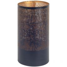 Signes Grimalt - Bougeoir élégant en métal noir pour décorer votre maison avec style