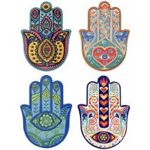 Signes Grimalt - Posts de cuisine Hands Fatima 4 Uni. Blue Haccasses 11x15x1cm 28398