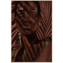 Signes Grimalt - Table de mur Adorno Peintures brunes 5x83x123cm 27008