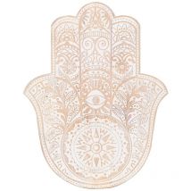 Signes Grimalt - Table de mur Adorno Wall Orano Faltima Brown Wood Plaques 2x36x46cm 28498