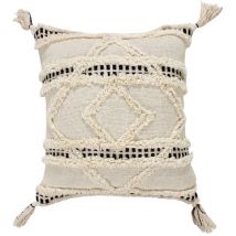 Signes Grimalt - Textile à la maison Cojín Coussins de coussin et routes blanches 45x45x12cm 29443
