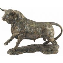 Signes Grimalt Tierfigur Figuren Gold Animal Bulls 14x35x27cm 93826