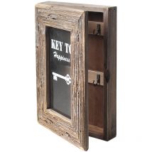 Signes Grimalt Veilleur de porte-clés Adorno Happiness Wood Keyer brun colgallaves 5x20x30cm 30124