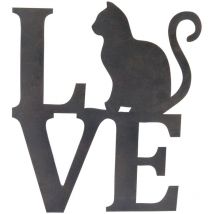Signes Grimalt - Wall Wall Appliques Metal Black Metal Appliquer - 41x36x1cm