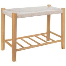 Signes Grimalt - Wooden Bank of Paulonia Mueble Auxiliary Banquet d'or - 44x59x30cm