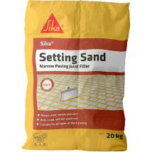 Sika - Setting Sand & Narrow Paving Joint Filler, Buff, 20 kg