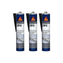 Sika - flex 291i - Schwarz - 300ml - 3er-Set Bootsmastixkleber