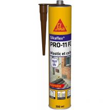 Mastic colle polyuréthane multi-usage Sika flex Pro 11FC - Cartouche 300ml Marron