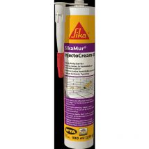 Mur InjectoCream 100, Tratamiento contra la humedad en las paredes, 600ml, Blanco - Sika