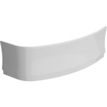 Siko - Delantal acrílico para bañera Laguna Luiza de 150 cm, recto, blanco (LUP1500P)