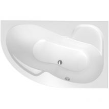 Siko - Laguna Fortuna Plus Vasca asimmetrica, 150x100 cm, acrilico, destra, Bianco (FO1500PPLUS)