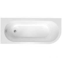 Siko - Laguna Rajka Asymmetrische Badewanne, 170x72,5 cm, Acryl, links, Weiß ( VRAJ170L)