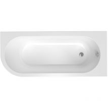 Siko - Laguna Rajka Asymmetrische Badewanne, 170x72,5 cm, Acryl, rechts, Weiß ( VRAJ170P)