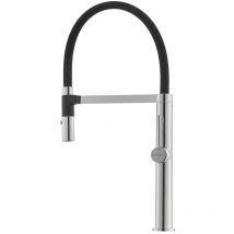 Mitigeur de cuisine avec bras en silicone et fixation magnétique, Noir ( BSD176) - Siko