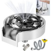 (silber) Glasspüler Für Die Spüle, Glasspüler Für Die Küchenspüle, Tassenreiniger, Schnelle Weinglasreinigung, Babyflaschen-spülbürste, Geeignet Für 