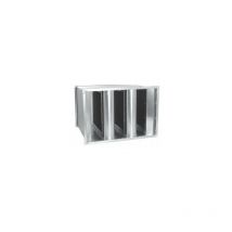 Silencieux acoustique rectangulaire slc - 3 coulisses - 100-3-500