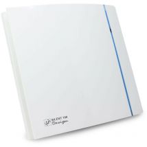 S+p - Extractor Baño Silent-100 crz Design-3C - Blanco / Azul