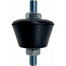 Basetbl - Silent Bloc Conique pour Climatiseur M8 Pied Anti Vibration avec Écrous et Rondelles Lot 4 Silent Bloc M8 Fixation Murale pour Support