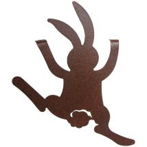 Silhouette déco jardin Lapin 20x25cm